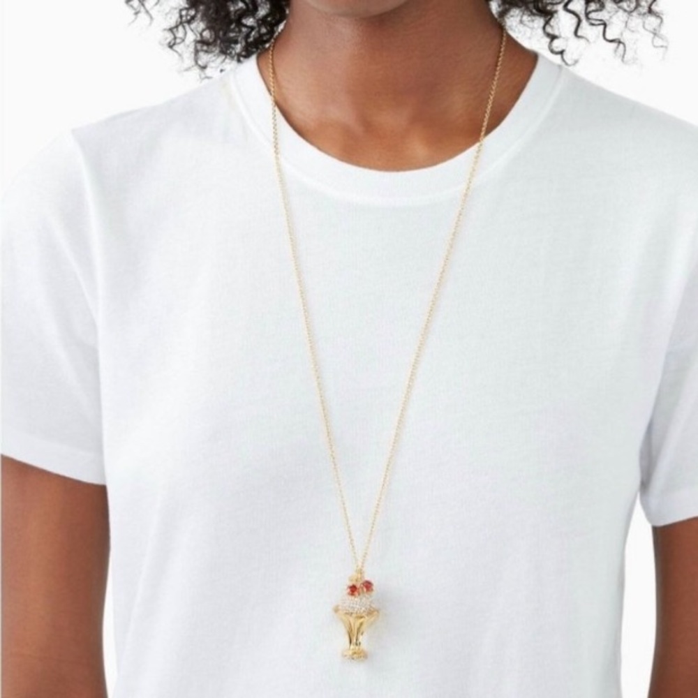 Kate Spade Ice Cream Sundae Pendant Necklace